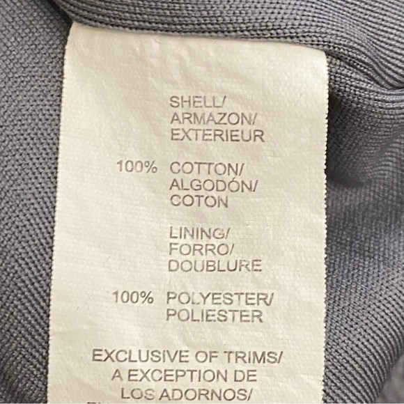 Kenzie Gray Cotton Eyelet Shorts Size Large - Picture 7 of 7